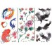 Временные татуировки в ассортименте Waterproof body tattoo stickers